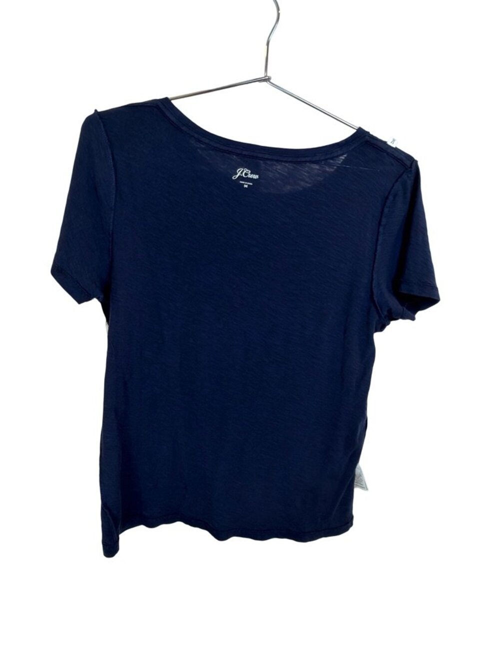 J.Crew Navy Blue Graphic "Love Birds" Short Sleeve Tee with Embroidery Medium - Picture 4 of 9